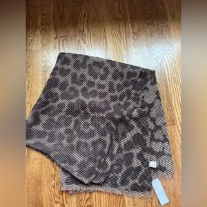 Fox’s Leopard Metallic Scarf/wrap